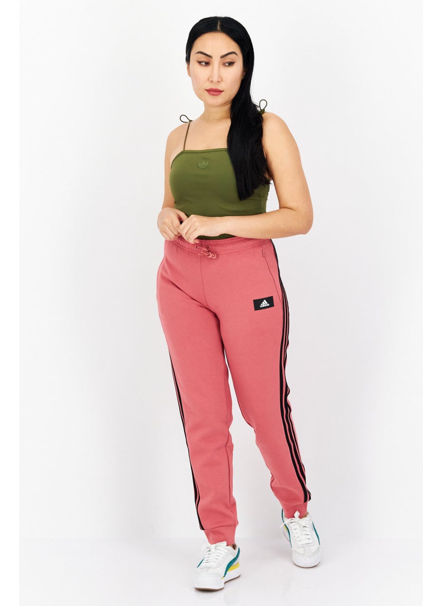 Adidas Women Sportswear Fit Brand Logo Training Sweatpants, Pink  - Image 4