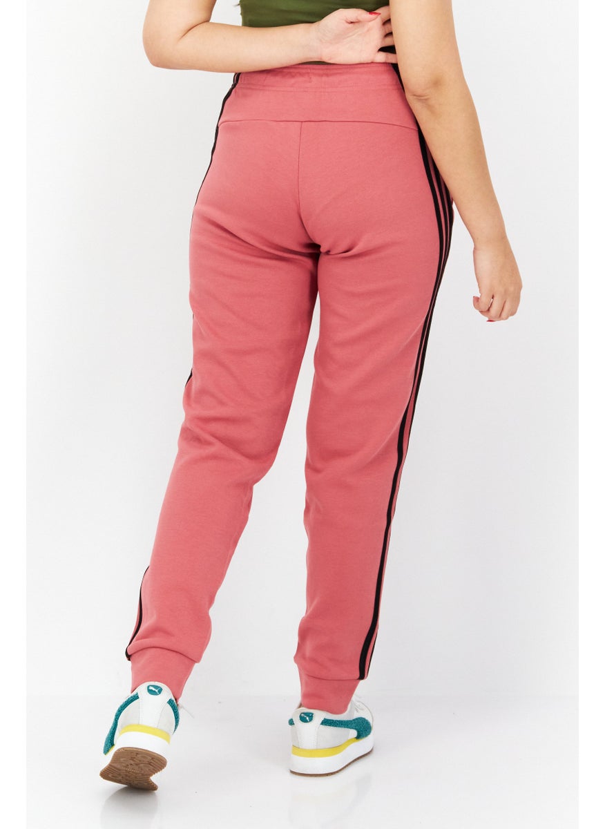Adidas Women Sportswear Fit Brand Logo Training Sweatpants, Pink  - Image 2
