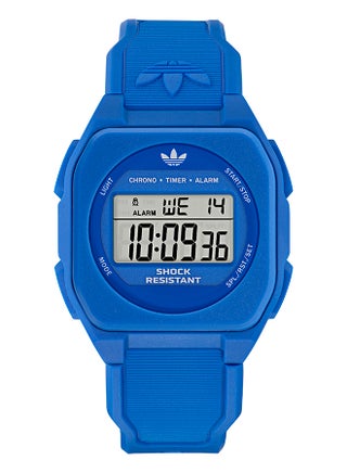 Uni City Tech Four Dig Dl Blu Cs 42 Mm Qtz Dig Blu Res Ss25