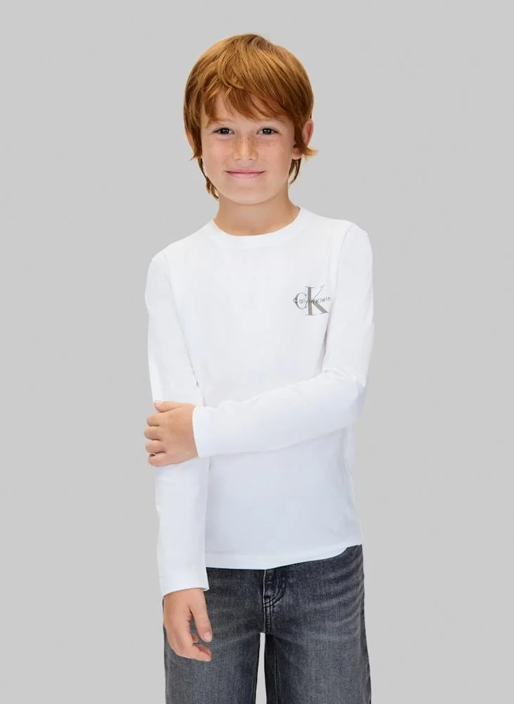 Calvin Klein Jeans Kids Graphic Crew Neck T-Shirt