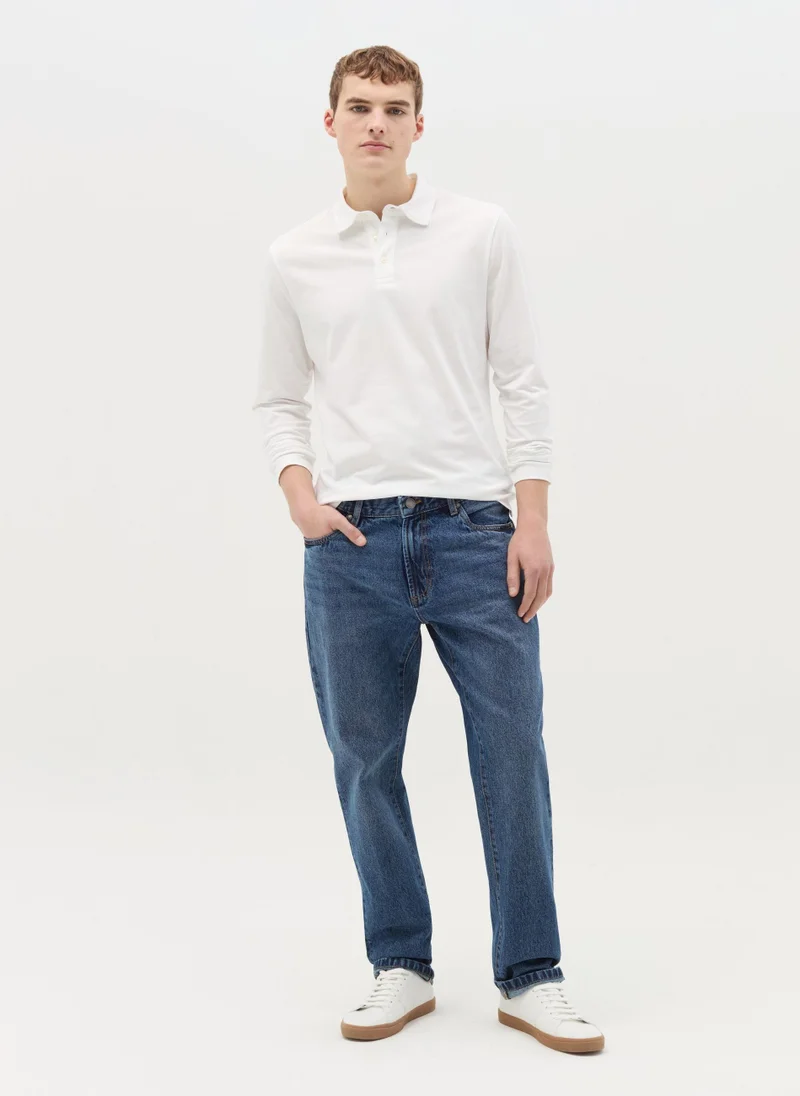 او في اس Medium Dark Blue