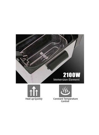 قلاية عميقة 3 L 2100 W SDF-5011 أسود/ فضي - view 2