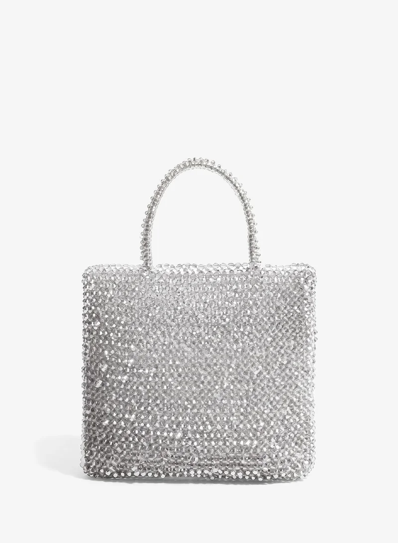 Khizana Rhinestone Embellished Detailed Bag