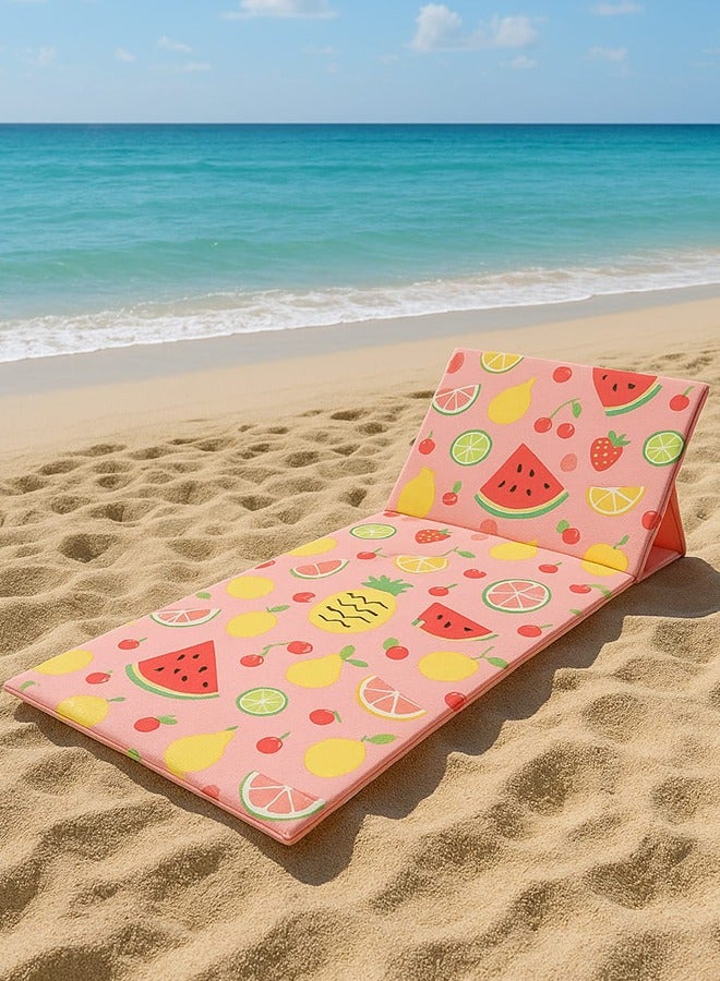 snooze 2 in 1 Beach Lounger & Bag, 200*63 cm, Tango design - Image 1