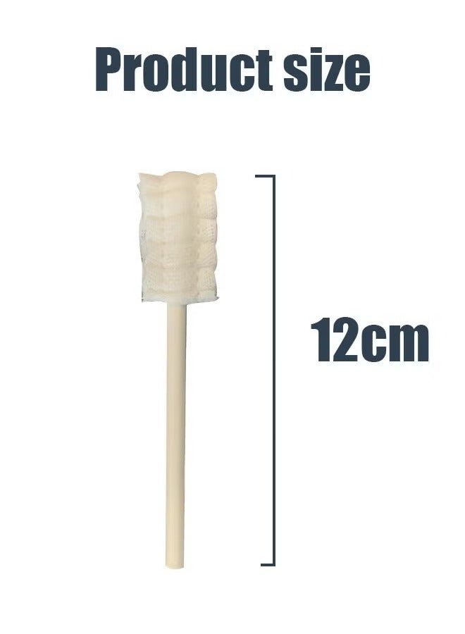 Gerenic 60/5 Pcs Baby Toothbrush, Newborn or Baby Tongue Cleaner, Clean and Hygienic, Infant Toothbrush, Newborn Oral Clean Toothbrush, Disposable Baby Gum Cleaning Gauze, Oral Cleaning Care Toothbrush, Babies Soft Gauze Toohthbrush, Suitable for 0-36 Months Baby - Image 2