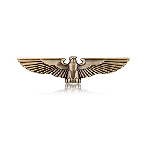 Fsforcar Eagle Auto Emblem, Eagle Wings Metal Sticker, Flying Eagle Zinc Alloy Decal Badge for Car, Truck, Motorcycle (Bronze) - Image 1