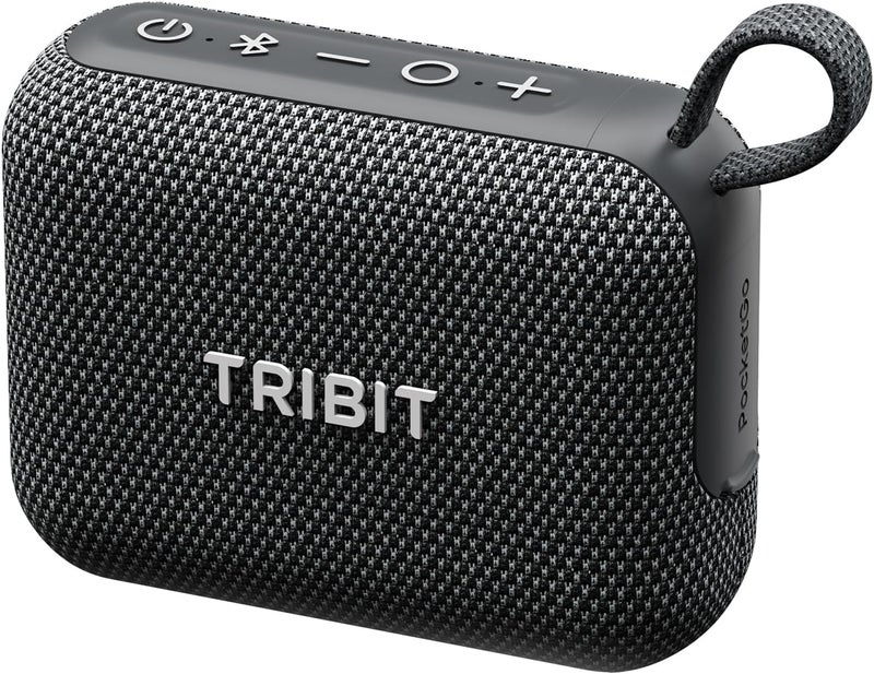 Tribit PocketGo Portable Wireless Bluetooth Speaker with 7W Stereo Sound, IP68 Waterproof Dustproof, 20H Playtime, Custom EQ, BT6.0 & TWS Pairing, Supports TF Card, Ideal for Travel, Outdoor, Gifts - Image 1