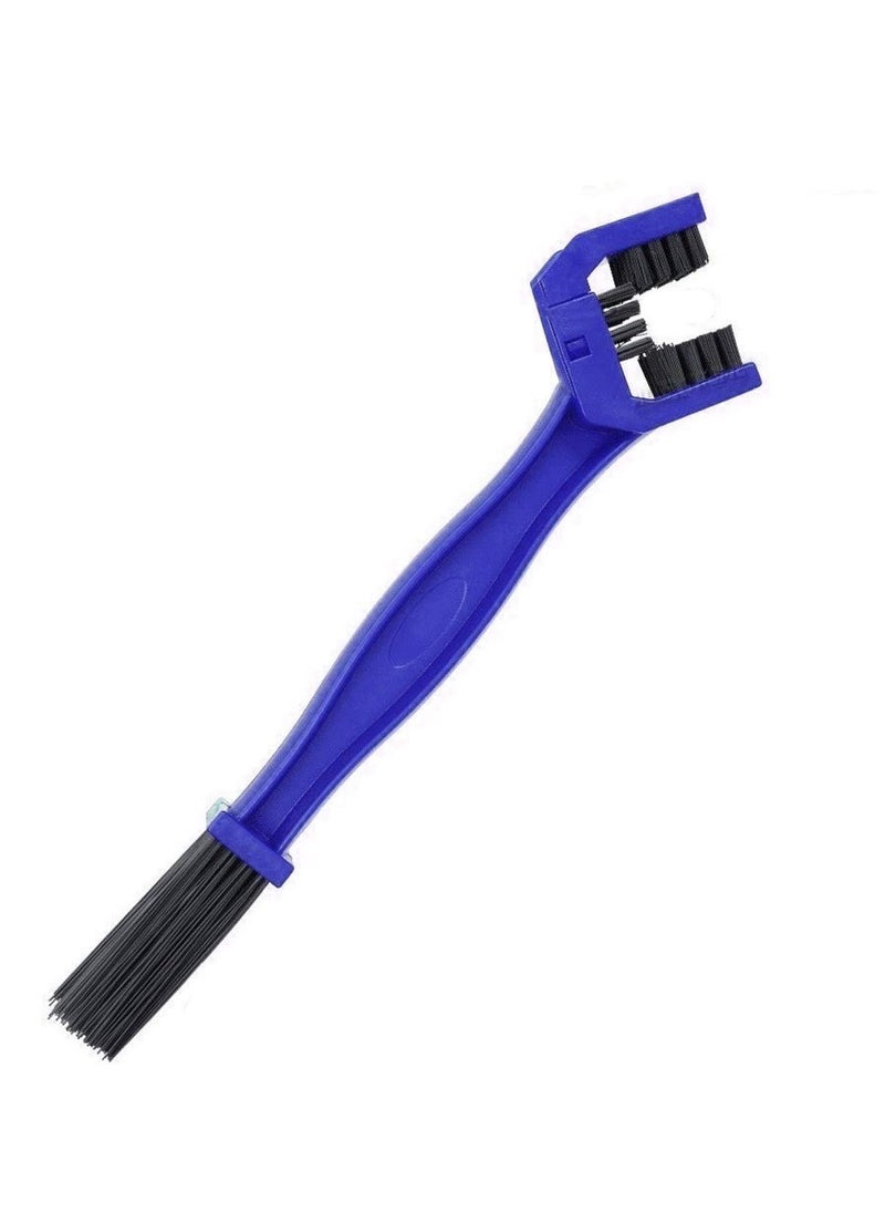 Allextreme - ‎Cyl-06-T Multi-Purpose Bike Chain Cleaner Brush With Soft & Long Bristles Ideal For Quick Cleaning Of Cycles, Motorcycles (Blue) - Image 1
