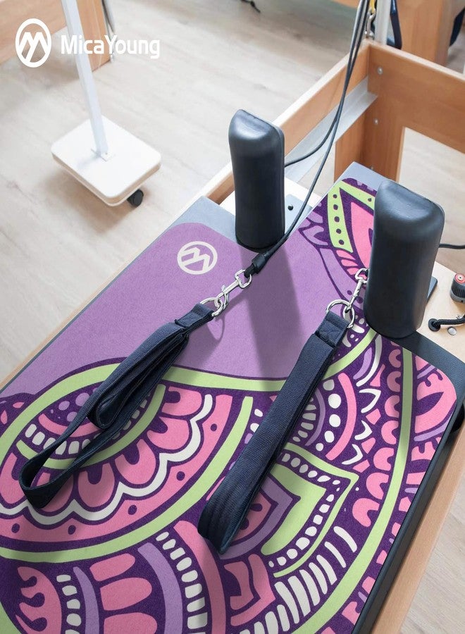 MicaYoung Pilates Reformer Mat Cover Non-slip for Pilates Reformer Workout 1mm/0.04" Thick with Carry Pouch, Purple - Image 5