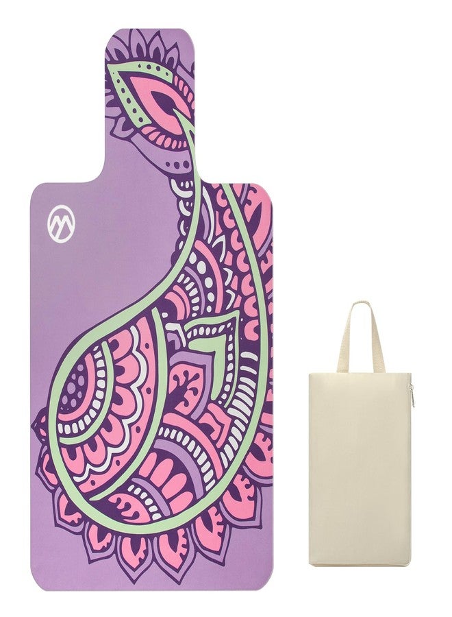 MicaYoung Pilates Reformer Mat Cover Non-slip for Pilates Reformer Workout 1mm/0.04" Thick with Carry Pouch, Purple - Image 1