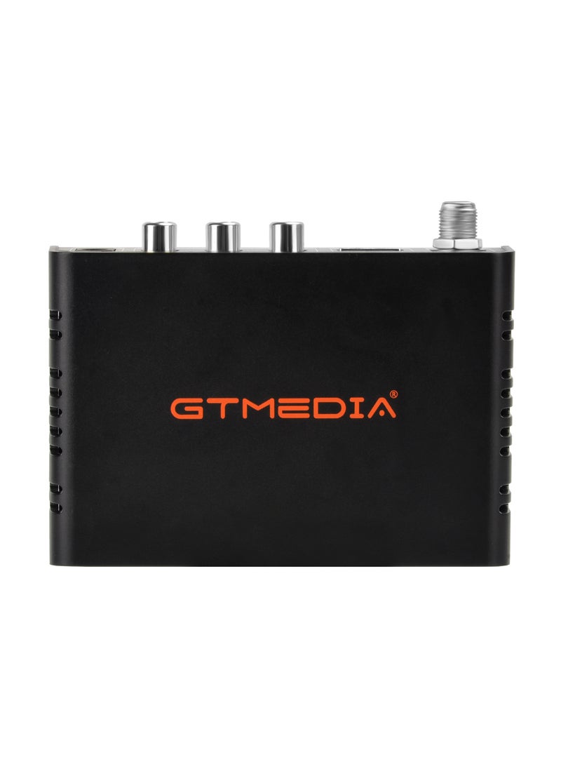 جهاز استقبال إشارة تلفزيونية GTMEDIA V7 HD DVB-S/S2/S2X الرقمي مع جهاز تحكم عن بعد وجهاز استقبال بث فيديو رقمي بدقة 1080 بكسل عالي الدقة
