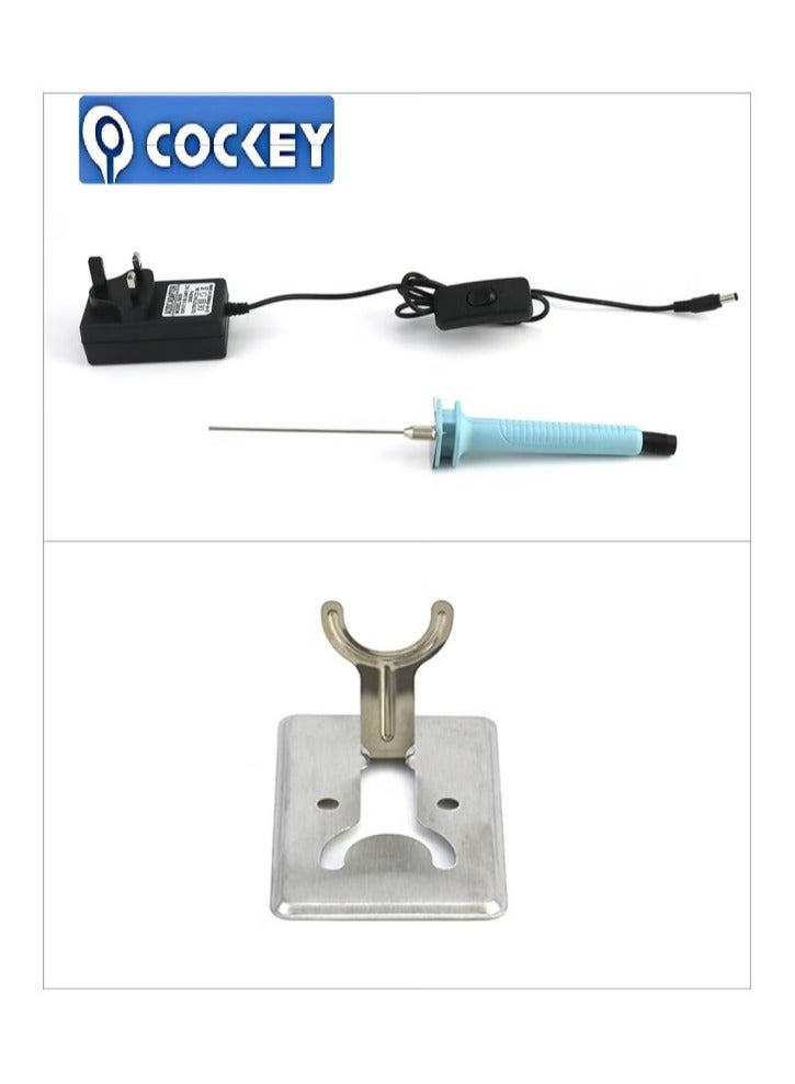 COCKEY Electric Foam Cutter,10CM Hot Wire Cutting Pen,100-240V/15W Styrofoam Cutter,Hot Wire Cutter and Polystyrene Cutting Tool - Image 3