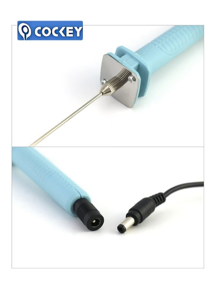 COCKEY Electric Foam Cutter,10CM Hot Wire Cutting Pen,100-240V/15W Styrofoam Cutter,Hot Wire Cutter and Polystyrene Cutting Tool - Image 4