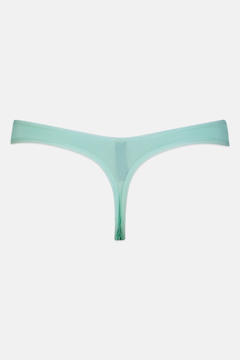 BCBGeneration Women 3 Pieces Brand Logo High Cut Thong, Multicolor - Image 5