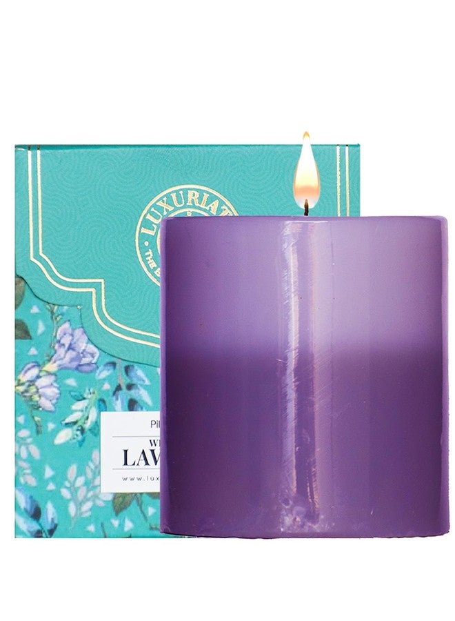 LUXURIATE Lavender Aroma Candles 450g | Scented Wax Candels | Gifts for Woman | Frangrance Candle | Premium Luxury Candles | Special Occasion Candles Lavender Candle - Image 1