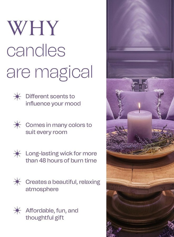 LUXURIATE Lavender Aroma Candles 450g | Scented Wax Candels | Gifts for Woman | Frangrance Candle | Premium Luxury Candles | Special Occasion Candles Lavender Candle - Image 3