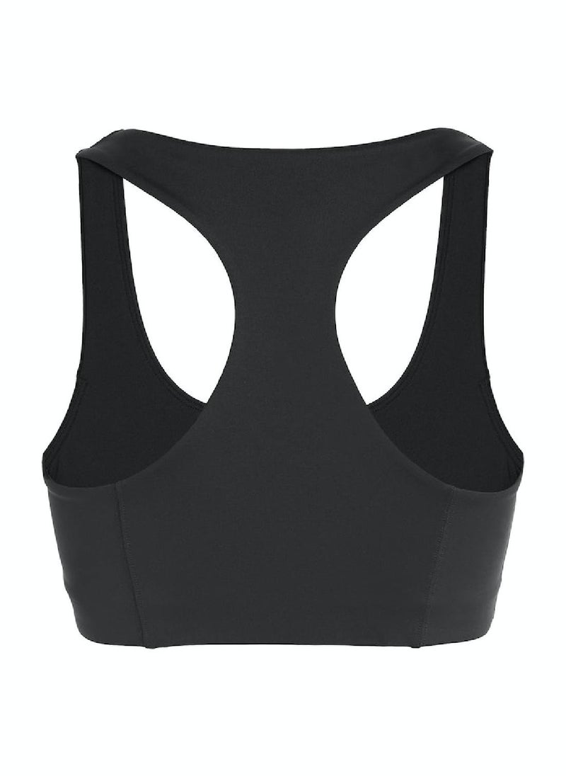 CALVIN KLEIN - Calvin Klein Women's Sports Bra - Medium Support - Sportswear - Polyester , Black - Image 1