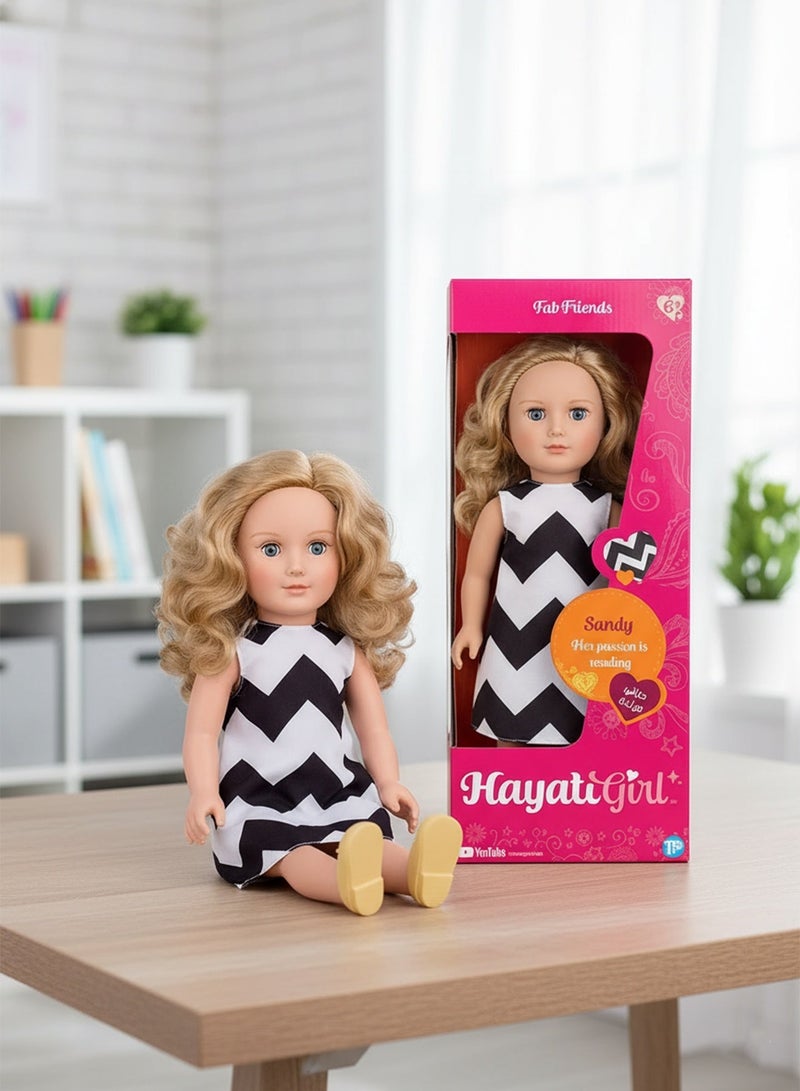 Hayati girl Doll Sandy Weavy 18 Inches Multicolor - Image 2