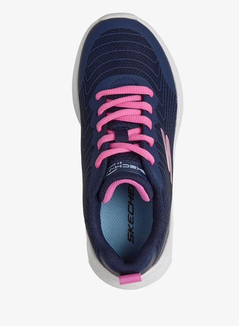 سكيتشرز Girls Microspec Max Velocity Lace-Up Sneakers
