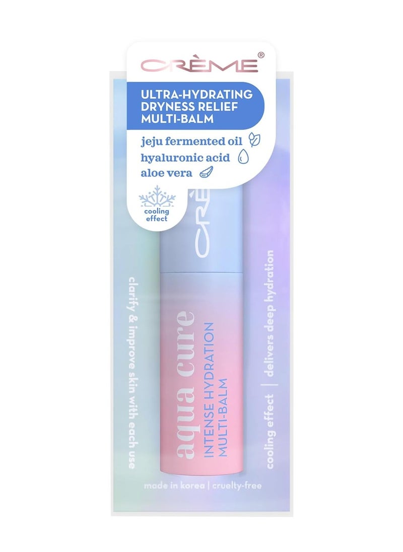 The Creme Shop The Crème Shop AQUA CURE Intense Hydration Multi-Balm - - Makeup Primer, Moisturizer & Lip Balm - Made in Korea - Hydrating Multi-Use Stick  - Image 1