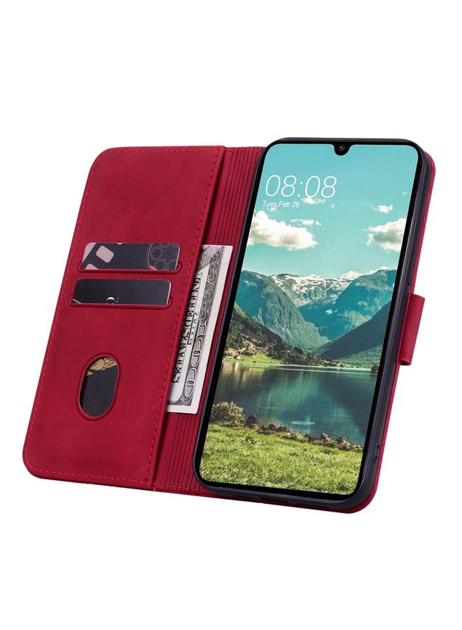 Zaboon Case For Google Pixel 4a 5G Business Diamond Buckle Leather Phone Case with Lanyard - Image 4