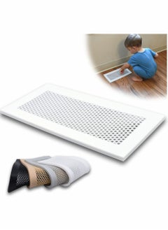 Y&D Baby Proofing Vent Cover for Home Floor Soft Silicone Child Proof Air Catches Small Items Prevents Creepy Crawlies, Safety Product Fits Registers  - Image 1