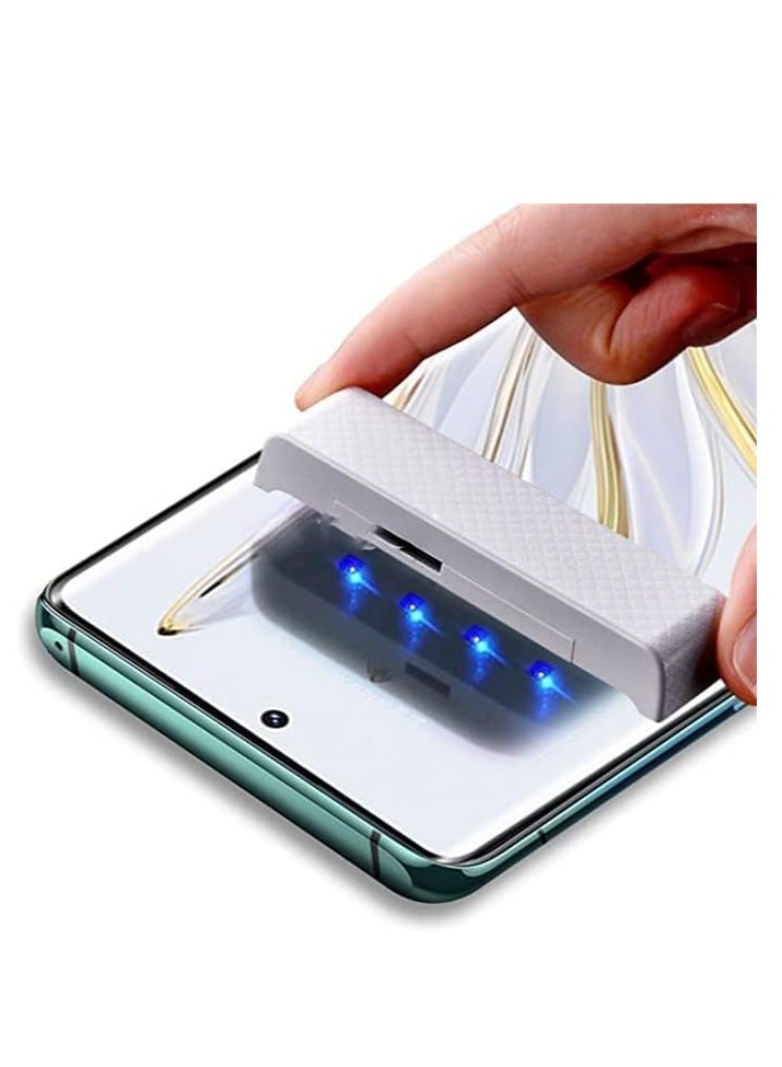 MIGOFAST Screen Protector for OnePlus 9 UV Tempered Glass, Film HD Screen Saver, 9H Hardness, Bubble-free Screen Replacement Protector Film - Image 3