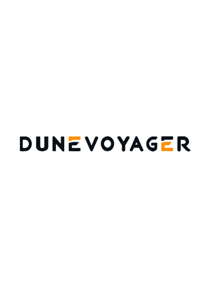 DuneVoyager - Bluetooth 5.3 Wireless Headset Over-Ear Headphone,With 3.5mm Wired Connection,4 Mic,Call Noise Reduction,Adjustable headband, Hifi Bass,Wearing Detection Earphone With Protective Leather Case Black - Image 1