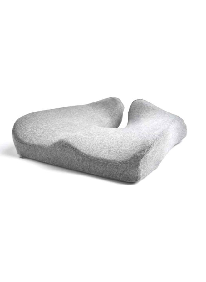 Pressure Relief Seat,for Long Sitting Hours on Office/Home Chair, Car, Wheelchair,Extra-Dense Memory Foam for Hip, Tailbone, Coccyx, Sciatica,Light Grey - Image 1