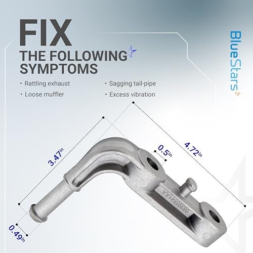 BlueStars Rear Right Passenger Side Exhaust Bracket Muffler Support Assembly 68395841AA Compatible with Dodge Ram 1500 20192024 57L 62L Replace 68395841AA - Image 3