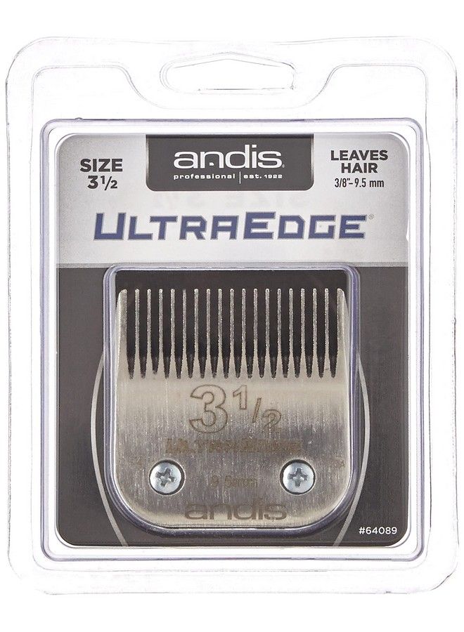 Andis 64089 Heavyduty Detachable Clipper Blade Stainlesssteel With Carboninfused Close Cutting & Longlife Blade Compatible With Most Andis Series Size 312 38Inch Cut Length Chrome - Image 2