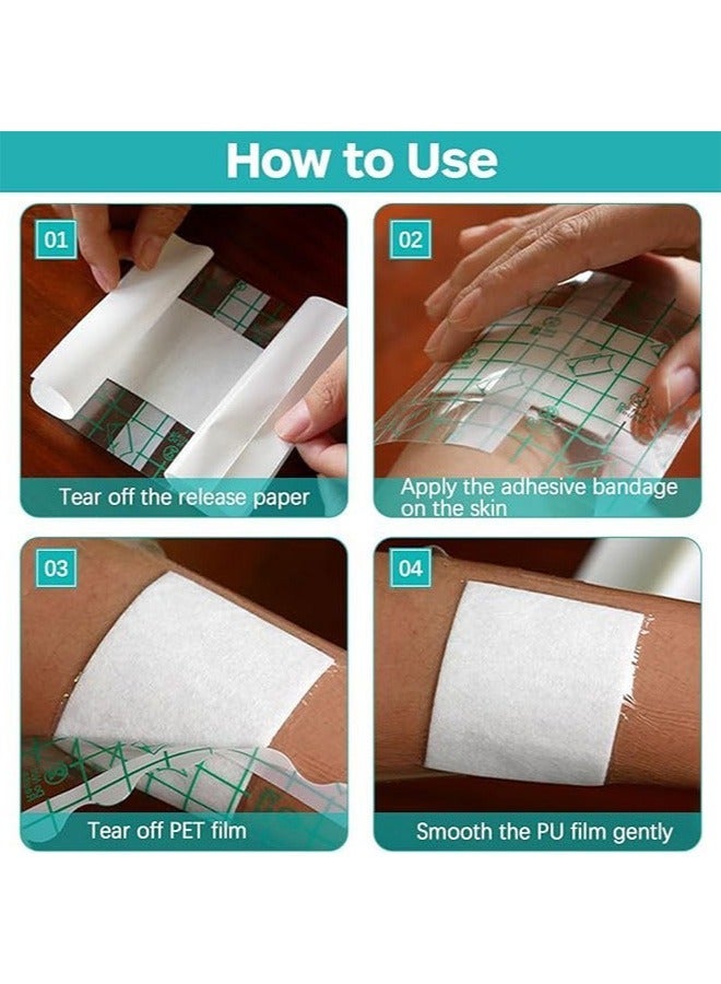 general C-Section complex Waterproof Bandages, 10*25cm Tummy Tuck Shower Protector Scar Covers, Protective Pad Patches, Large Wound Care Supplies (Clean) - Image 5