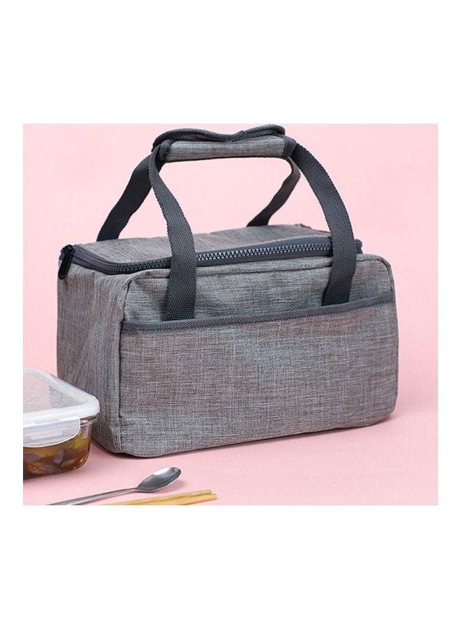 إسكدنيا حقيبة غداء بينتو محمولة معزولة حراريا رمادي - Image 4