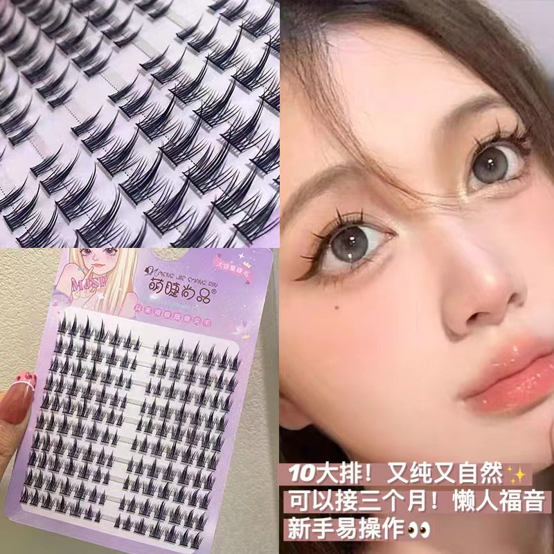 Shangpin Wheat Ears Eyelash Book – 10 Rows Natural Slim False Eyelashes - Image 5