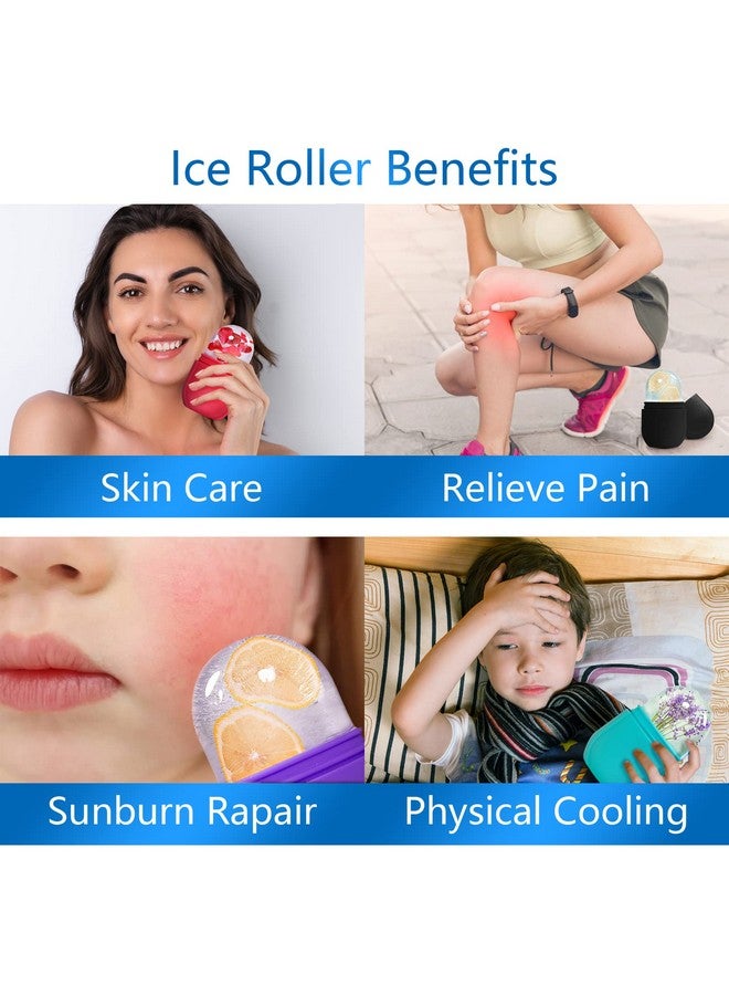 باسنوفو بكرة الثلج Cryo Cube من PASNOWFU للوجه والعينين والرقبة، لتفتيح البشرة وتعزيز توهجها الطبيعي، علاج للوجه قابل لإعادة الاستخدام لشد البشرة وتقويتها وإزالة الانتفاخات من منطقة العين، العلاج بالتبريد للوجه (وردي) - Image 2