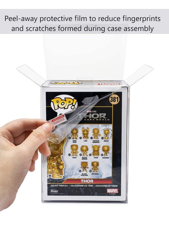 TitanShield 0.5Mm Pop Protectors Sleeve Case Compatible With Funko 4" Inch Pop! Vinyl Figures (20 Count) - Image 4