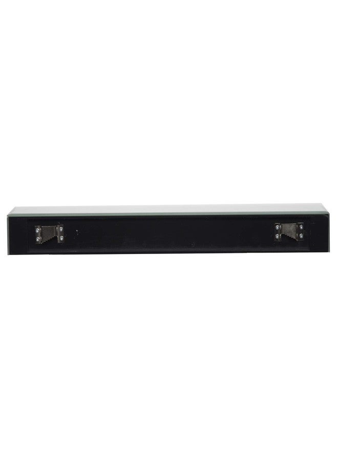 Gallery Solutions 22" Mirrored Floating Wall Shelf Ledge Silver - Image 2