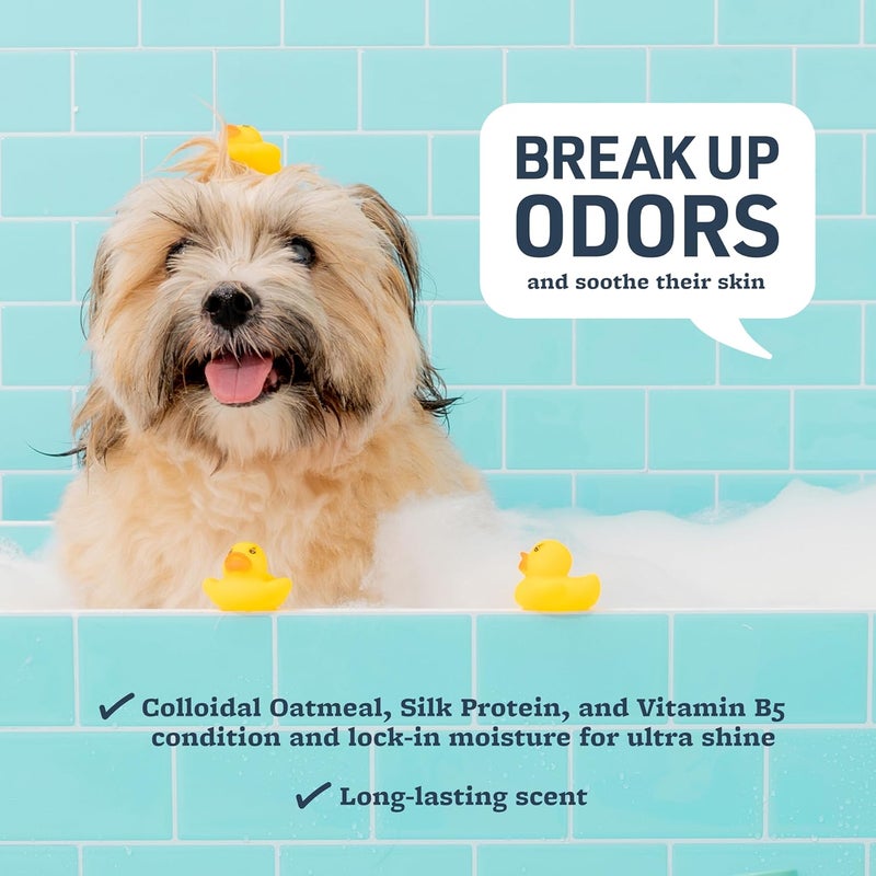 Veterinary Formula Solutions Soothing and Deodorizing Oatmeal Shampoo for Dogs –Baking Soda, Zinc and Aloe Eliminate Odors, Cleanse, Hydrate and Heal Skin – Long-Lasting Fragrance (17oz) - Image 4