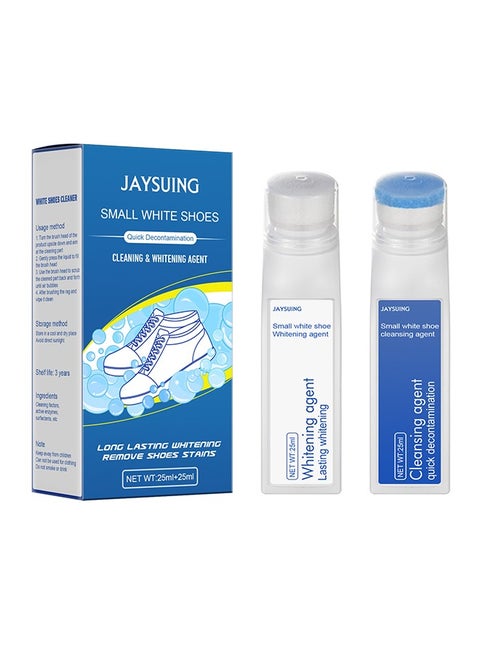 Sneaker Cleaner Set, Waterless Foam Sneaker Cleaner Quick Clean Sneaker Cleaner, Suitable For White Shoe Cleaner, Suede, Boots, Canvas, PU, Fabric