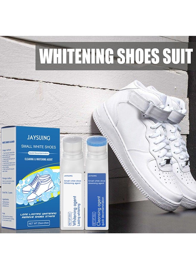Sneaker Cleaner Set, Waterless Foam Sneaker Cleaner Quick Clean Sneaker Cleaner, Suitable For White Shoe Cleaner, Suede, Boots, Canvas, PU, Fabric