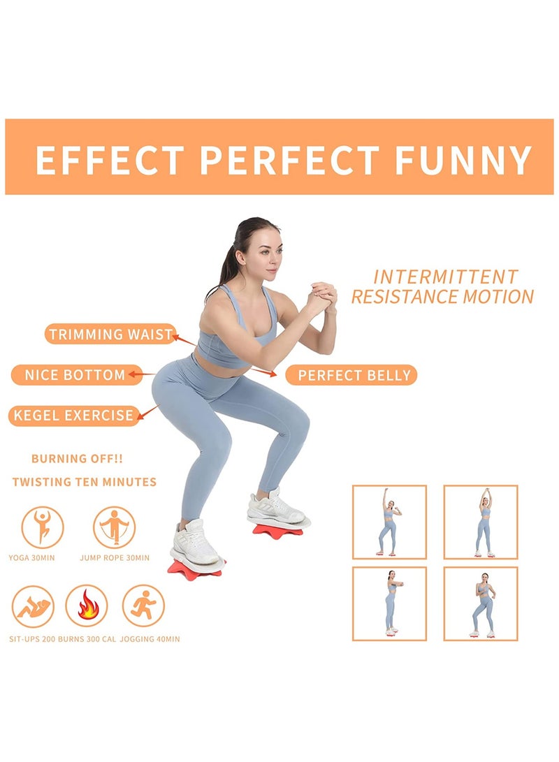 KASTWAVE SYOSI Waist Twisting Exercise Board, Ab Board Exercise -Waist Trainer Trimmer, for Aerobic Exercise, Weight Loss, Fat Burning (Home Gym Upgrade) - Image 2