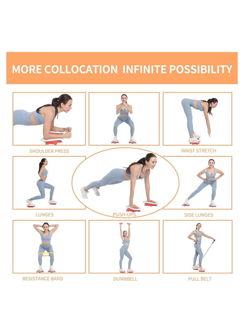 KASTWAVE SYOSI Waist Twisting Exercise Board, Ab Board Exercise -Waist Trainer Trimmer, for Aerobic Exercise, Weight Loss, Fat Burning (Home Gym Upgrade) - Image 4