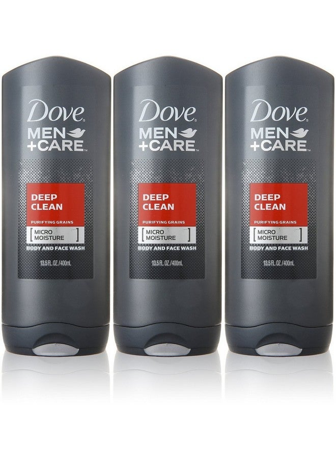 غسول الجسم والوجه من دوف للرجال للعناية العميقة، 13.5 أونصة (عبوة من 3 قطع)