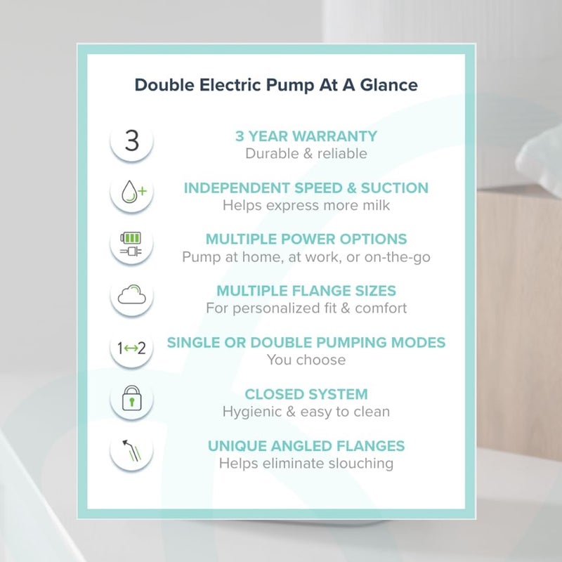 Evenflo Feeding Select Advanced Double Electric Breast Pump - Image 4