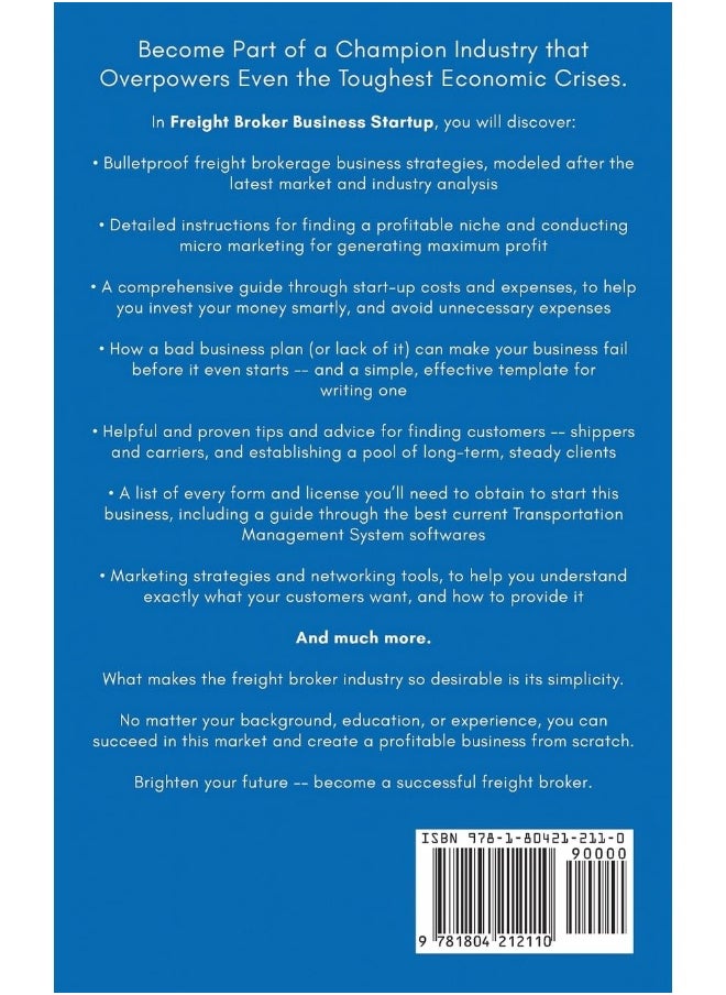 null - Freight Broker Business Startup: Step-by-Step Guide to Start, Grow and Run Your Own Freight Brokerage Business in as Little as 30 Days - Image 1