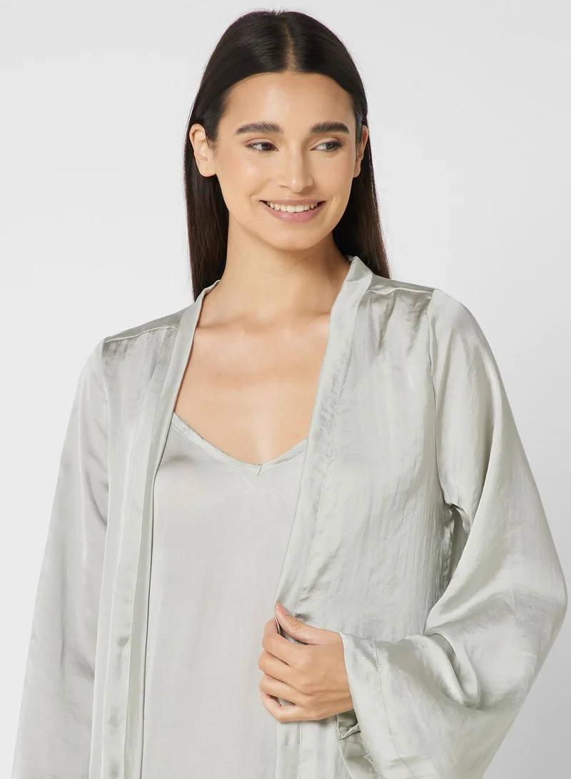 Khizana Night Slip Dress With Robe