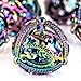 Soar Forge Metal DND Dice Set Unique Round Hollow Orb Design for Better Rolling Beautiful Dragon Set for Role Playing Games RPG Stunning DD Dungeons and Dragons Dice Rainbow - Image 2