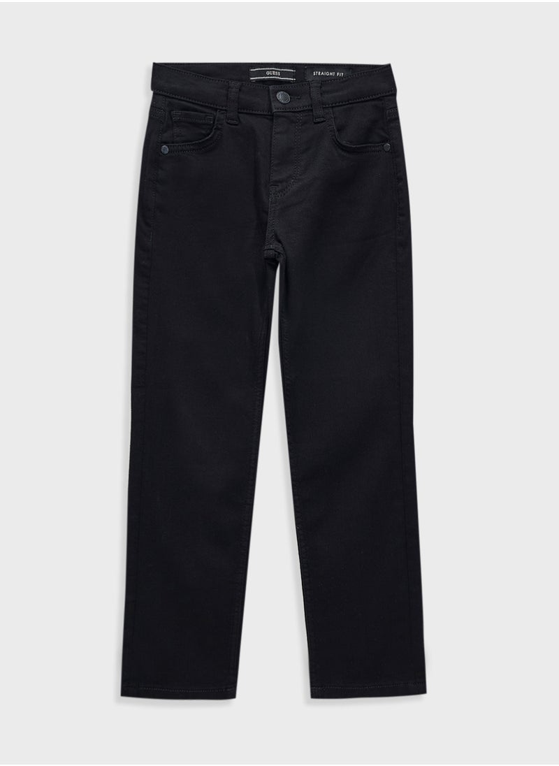 GUESS Kids Straight Fit Denim Pants  - Image 1