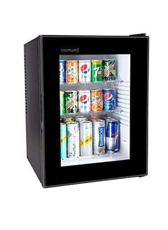 Cool Baby Compact Minibar Electric Mini Fridge - Glass Door Fridge For Hotel/Home/Kitchen & Office - Compact Refrigerator - 100% Silent - 40 Lt - Black  - Image 1