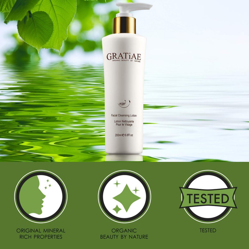 Gratiae Organics Facial Cleansing Lotion, 6.8-Ounce - Image 3